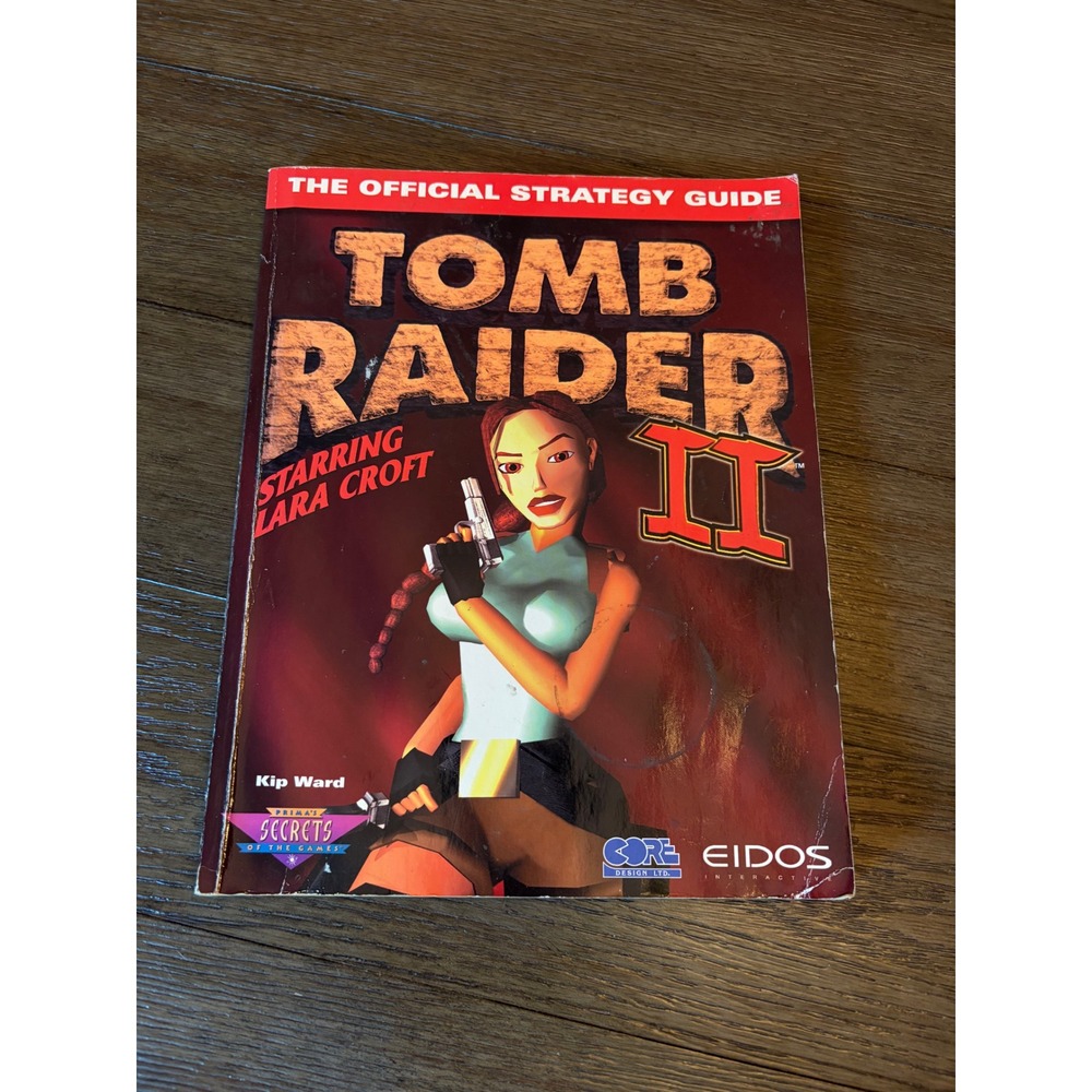 Prima Tomb Raider II Strategy Guide Lara Croft PS1 PC Vintage 1997 Walkthrough